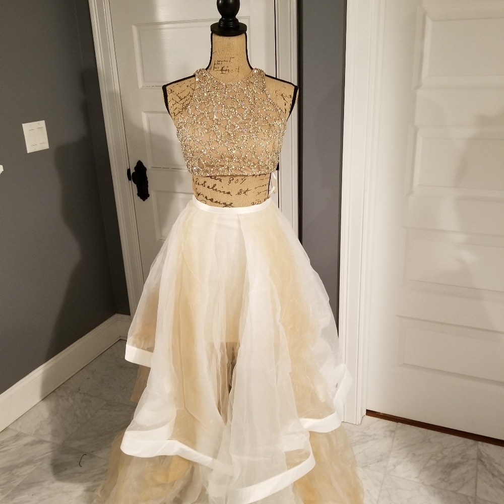 Glamour by Terani Two Piece Gown